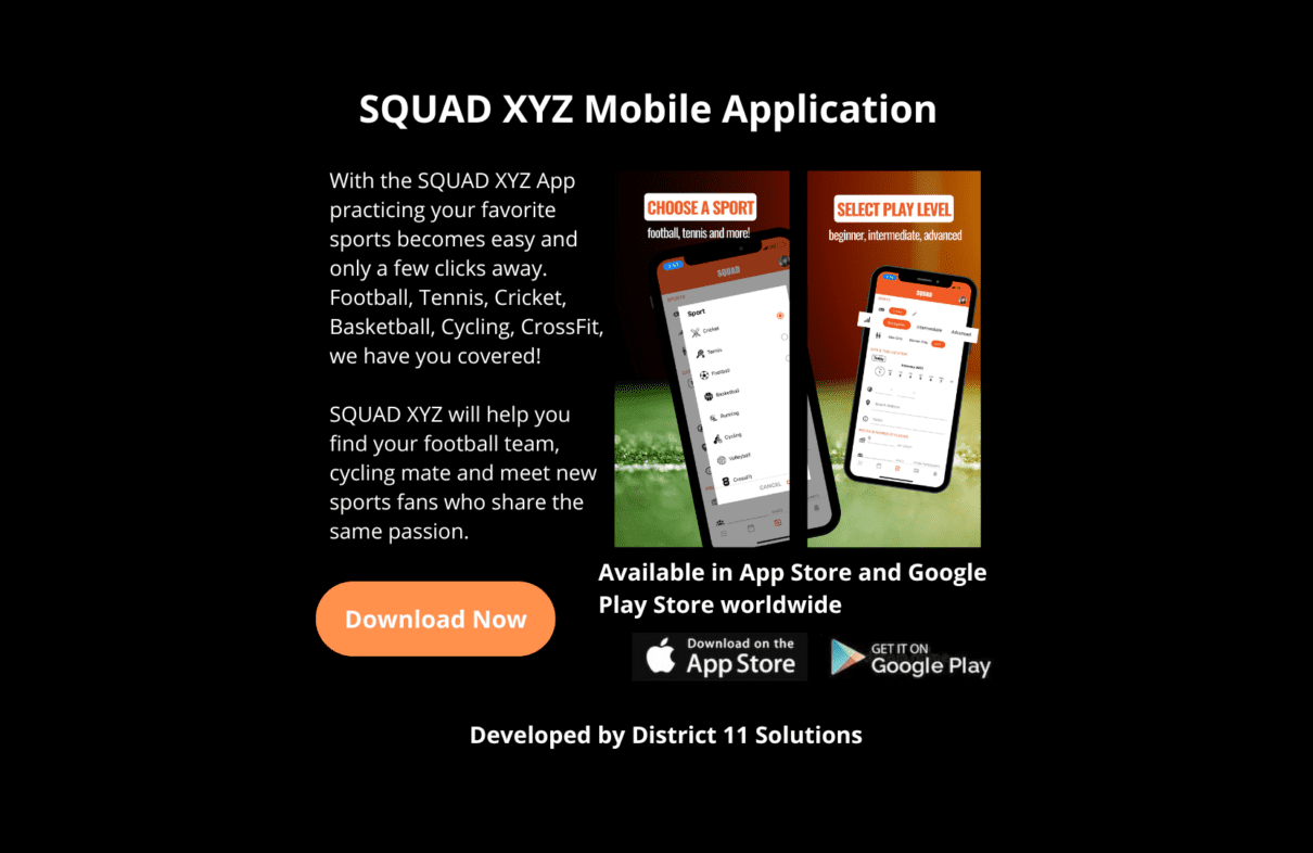 Application mobile SQUAD XYZ