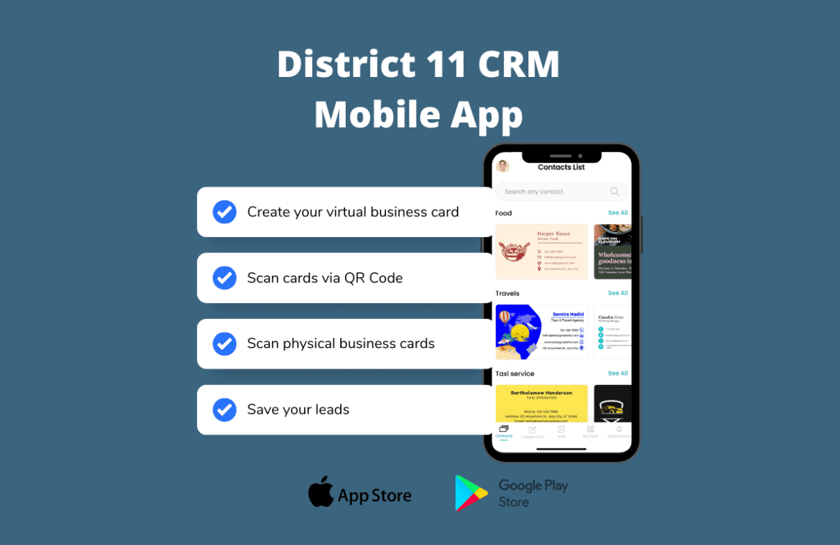 District 11 CRM Mobile App