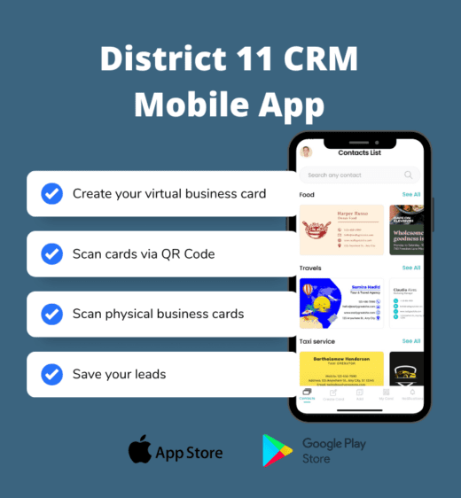 District 11 CRM Mobile App