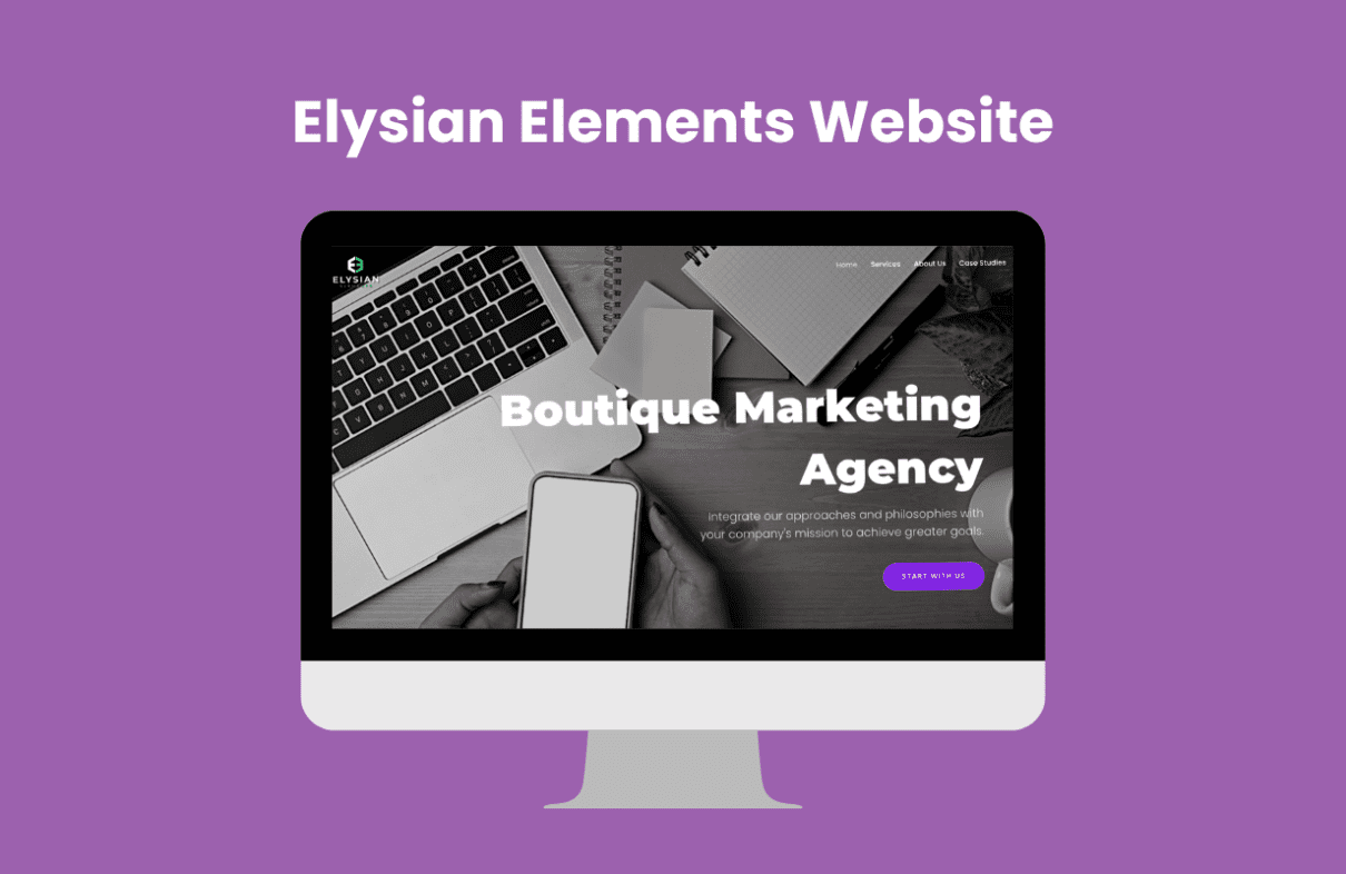 Site web d'Elysian Elements